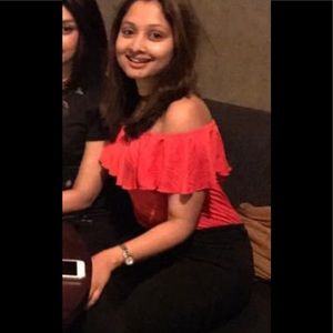 Express off shoulder body suit